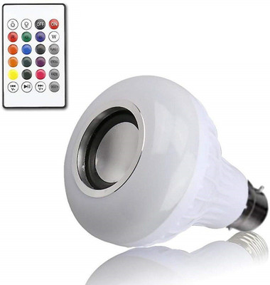 BSVR Smart RGB Music Bulb 309 Bluetooth Speaker, Remote Control For Party Decoration 10 W Bluetooth Speaker(White, Stereo Channel)