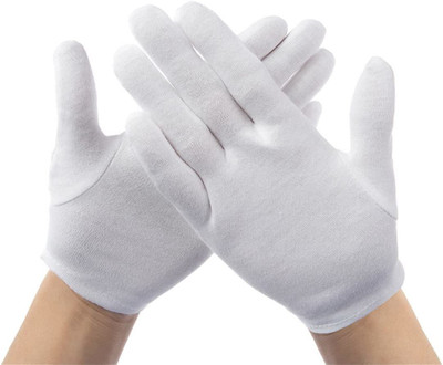 Garg Enterprises KEEPING INNER GLOVES WHITE Wicket Keeping Gloves(White)