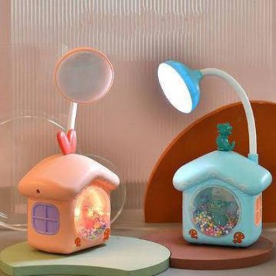 Trend Route Creative Cartoon Naughty Animal Mini House Table Lamp Study Lamp(16 cm, Multicolor)