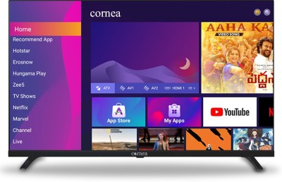 View CORNEA Bezelless 80 cm (32 inch) Full HD LED Smart Android TV(32CORFLS05)  Price Online
