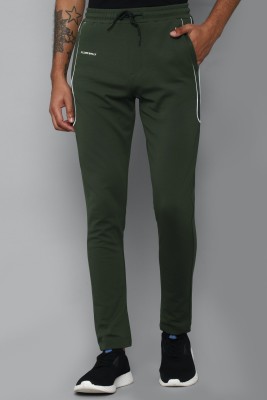 Allen Solly Striped Men Green Track Pants