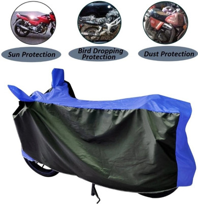 Mdstar Waterproof Two Wheeler Cover for Kinetic(Activa 125, Blue, Black)