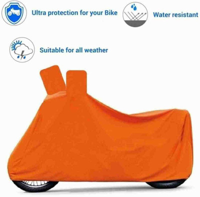 prapt accessories Two Wheeler Cover for Yamaha(FZ S V3.0 FI, Orange)