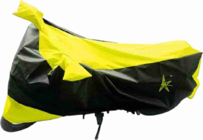 prapt accessories Two Wheeler Cover for TVS(Apache RTR 200 Fi E100, Yellow)