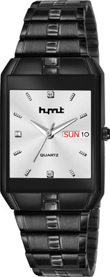 HYMT HMTY-7050 ORIGINAL BLACK PLATED DAY & DATE FUNCTIONING FOR BOYS Analog Watch - For Men