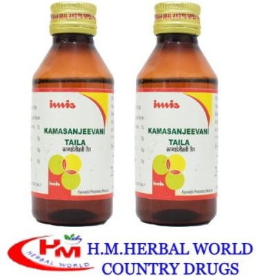 HM Herbals Kamasanjeevani Taila 100ml =2 pack(Ayurvedic)(Pack of 2)