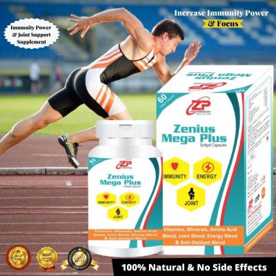 Zenius mega plus capsule for stamina power capsule in male & female(Pack of 2)