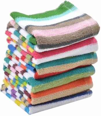 Xy Decor Cotton, Terry Cotton 300 GSM Hand Towel Set(Pack of 6)