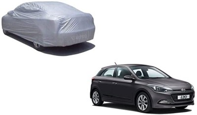 Anlopeproducts Car Cover For Hyundai i20 Active SX Dual Tone Petrol (With Mirror Pockets)(Silver)