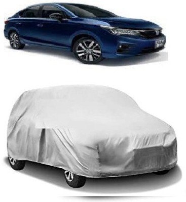 Anlopeproducts Car Cover For Honda City i VTEC VX Option (With Mirror Pockets)(Silver)