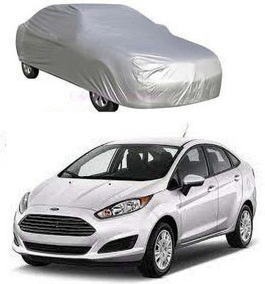 Anlopeproducts Car Cover For Ford Fiesta Parx Silver (With Mirror Pockets)(Silver)
