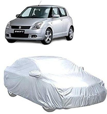 Anlopeproducts Car Cover For Maruti Suzuki Swift AMT ZDI Plus Diesel (With Mirror Pockets)(Silver)
