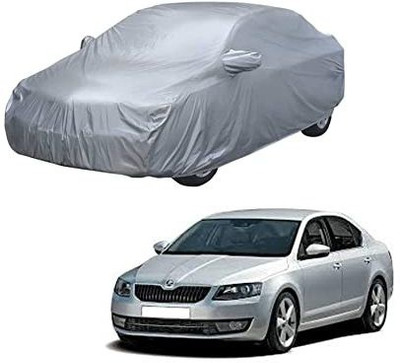 Anlopeproducts Car Cover For Skoda Octavia 2.0 TDI MT Style Diesel (With Mirror Pockets)(Silver)