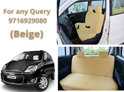 Atist Cotton Car Seat Cover For Chevrolet Spark(5 Seater)