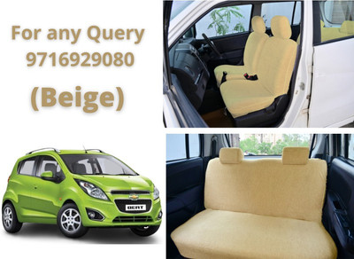 Atist Cotton Car Seat Cover For Chevrolet Beat(5 Seater)