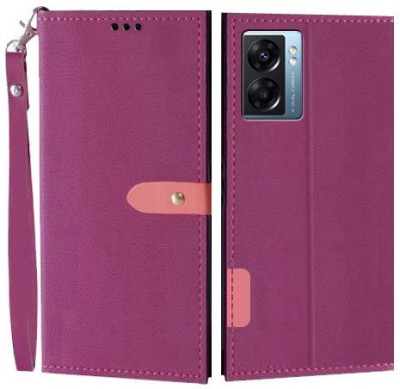Turncoat Flip Cover for OPPO K10 5G(Pink, Grip Case, Pack of: 1)