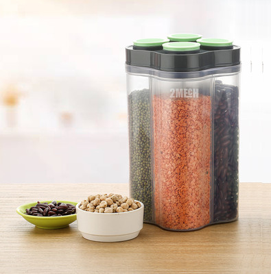 2Mech Plastic Grocery Container - 2500 ml(Multicolor)