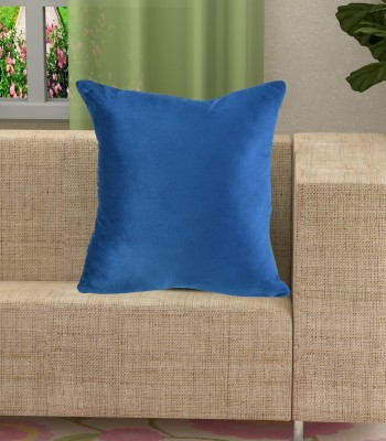 YELLOW WEAVES Velvet Cushions Cover(40 cm*40 cm, Blue)