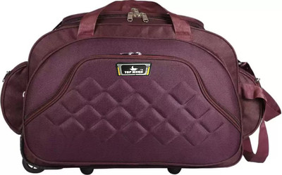 TOPMOON FASHION (Expandable) Travel Duffel Bag With Roller Wheels For Men And Women Duffel With Wheels (Strolley)