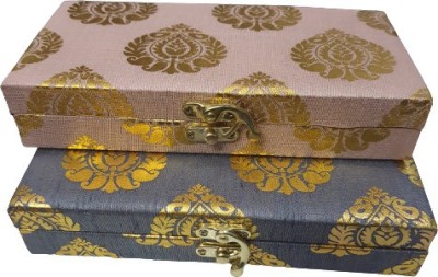 Dev Handicraft Shagun Cash Box, Shagun Money Box, Gaddi Box (Peach, Grey)(Pack: 2) Envelopes(Pack of 2 Multicolor)