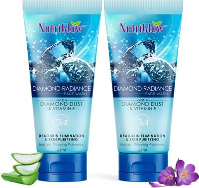 NutriGlow Diamond  65ml (Pack Of 2) Face Wash(130 ml)