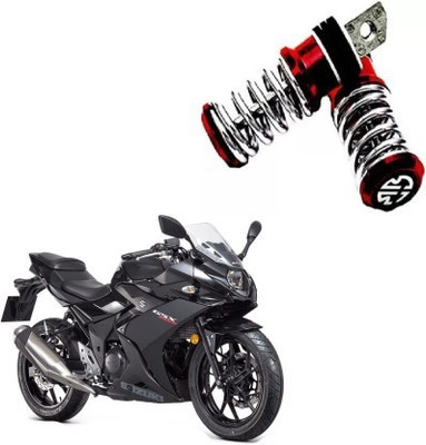 Giinix Metal Spring-Coil Style Pedals Foot Rest For Suzuki Gixxer 250 Foot Rest(Red)