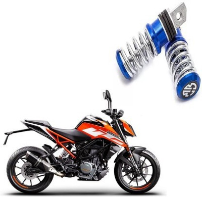 Giinix Spring Style Blue Metal Motorcycle Foot Rest For KTM DUKE 250 Foot Rest(Blue)