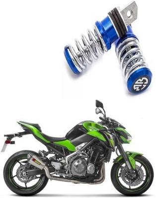 Giinix Spring Style Blue Metal Motorcycle Foot Rest For Kawasaki Z900 Foot Rest(Blue)