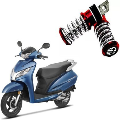Giinix Metal Spring-Coil Style Pedals Foot Rest For Honda Activa 125 Foot Rest(Red)