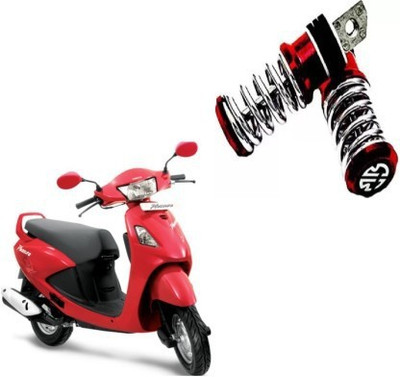 Giinix Metal Spring-Coil Style Pedals Foot Rest For Hero Pleasure Foot Rest(Red)