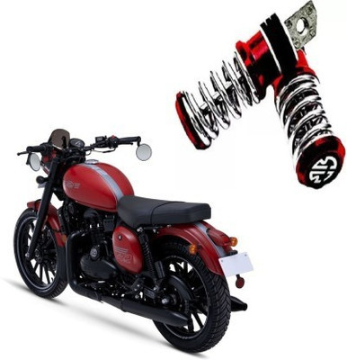 Giinix Metal Spring-Coil Style Pedals Foot Rest For Bajaj Dominar 400 Foot Rest(Red)