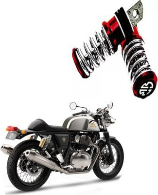 Giinix Metal Spring-Coil Style Pedals Foot Rest For Royal Enfield GT 610 Foot Rest(Red)