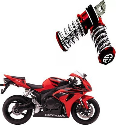 Giinix Metal Spring-Coil Style Pedals Foot Rest For Honda CBR Foot Rest(Red)