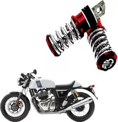 Giinix Metal Spring-Coil Style Pedals Foot Rest For Royal Enfield GT 650 X Foot Rest(Red)