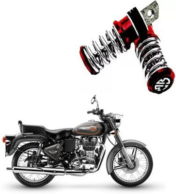Giinix Metal Spring-Coil Style Pedals Foot Rest For Royal Enfield Standard 350 Foot Rest(Red)
