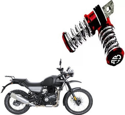 Giinix Metal Spring-Coil Style Pedals Foot Rest For Royal Enfield Himalayan Foot Rest(Red)