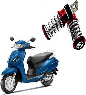 Giinix Metal Spring-Coil Style Pedals Foot Rest For Honda Activa 6G Foot Rest(Red)