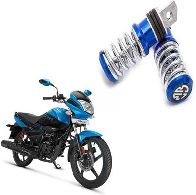 Giinix Spring Style Blue Metal Motorcycle Foot Rest For Hero I-Smart Foot Rest(Blue)