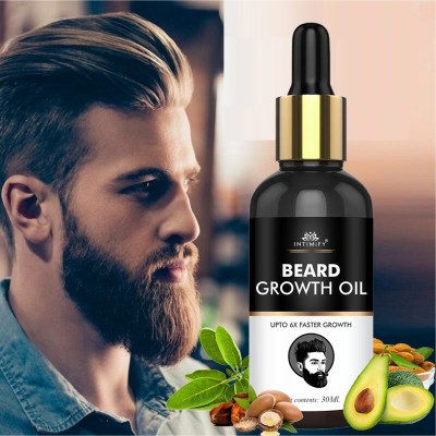 INTIMIFY Beard Growth Oil Men Boys Non-Sticky Light Beard Oil Grow Thick and Fuller Oil Hair Oil(30 ml)