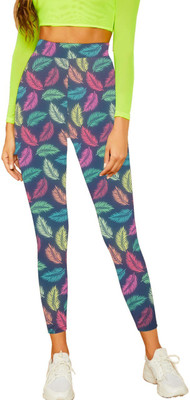 DTR FASHION Floral Print Women Multicolor Tights