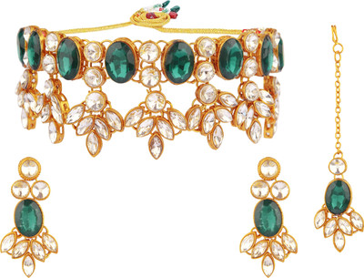 CATALYST Alloy Copper Green Jewellery Set(Pack of 1)