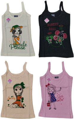 The Skyler's Camisole For Baby Girls(Multicolor, Pack of 4)