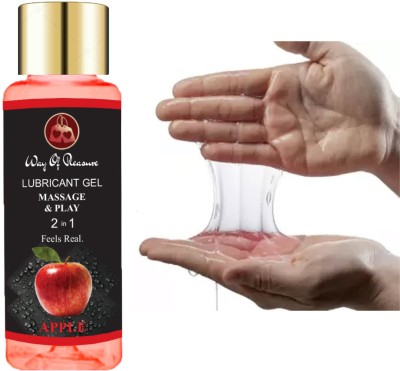 Way Of Pleasure Water Based Lubricant Gel 50ml Apple For Men & Women Lubricant(50 ml)