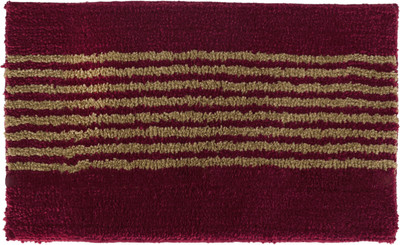 KALYAN GLOBAL Polyester Door Mat(Maroon, Small)