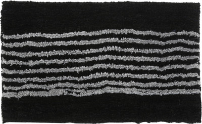 KALYAN GLOBAL Polyester Door Mat(Black, Small)