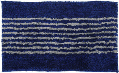 KALYAN GLOBAL Polyester Door Mat(Blue, Small)