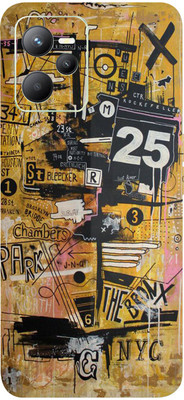 AsSkin Realme C35, realme c35, Oppo Mobile Skin(Ultra Super Multicolor Graffiti With High Matte Finish .Skin..)