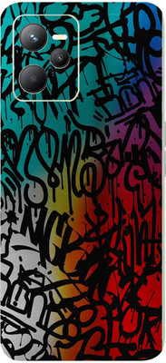 AsSkin Realme C35, realme c35, Oppo Mobile Skin(Ultra Super Graffiti Text With High Matte Finish .Skin..)