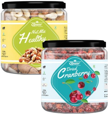 Rraams Combos HealthyNutmix 250gm & Cranberry 200gm | Dry Fruits | Assorted Nuts(2 x 225 g)