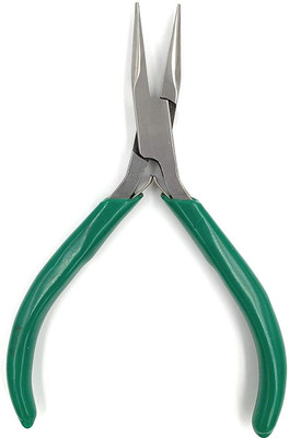 Ceznek Chain Nose Half Round Steel Value Plier Multipurpose for Jewellery Making Diagonal Plier(Length : 5 inch)